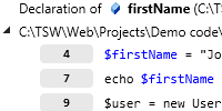 Code navigation