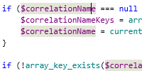 Identifier highlighting