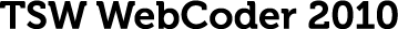 TSW WebCoder 2010